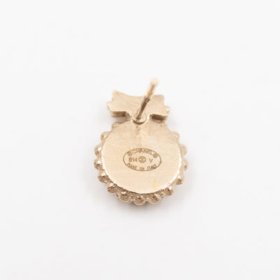 CC Bow Earrings Gold