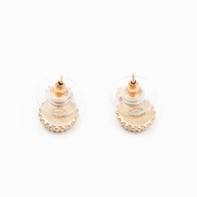 CC Bow Earrings Gold