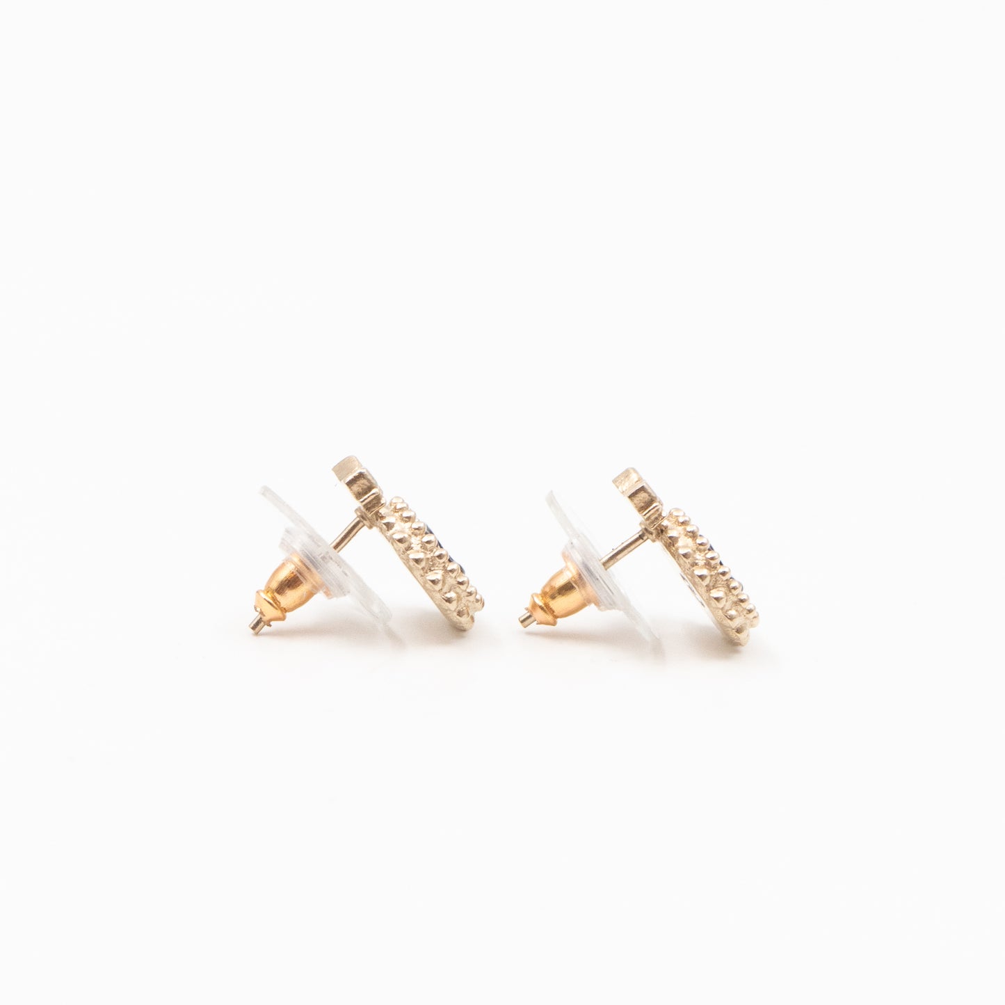 CC Bow Earrings Gold