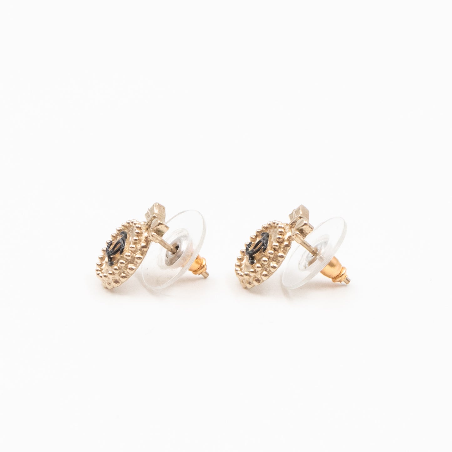 CC Bow Earrings Gold