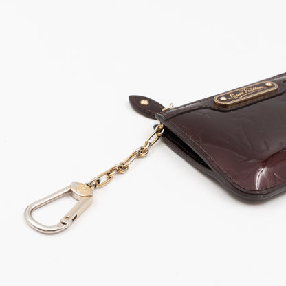 Key Pouch Vernis Amarante