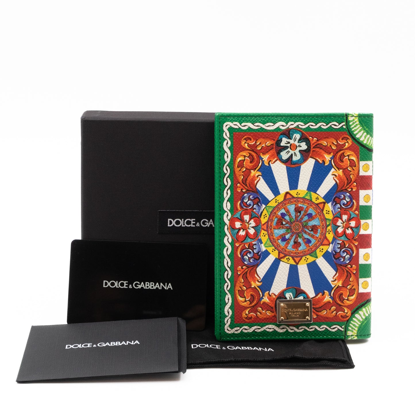 Passport Cover Teatro Dei Pupi Print Leather