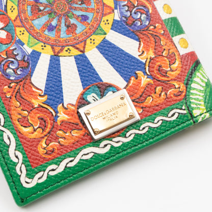 Passport Cover Teatro Dei Pupi Print Leather