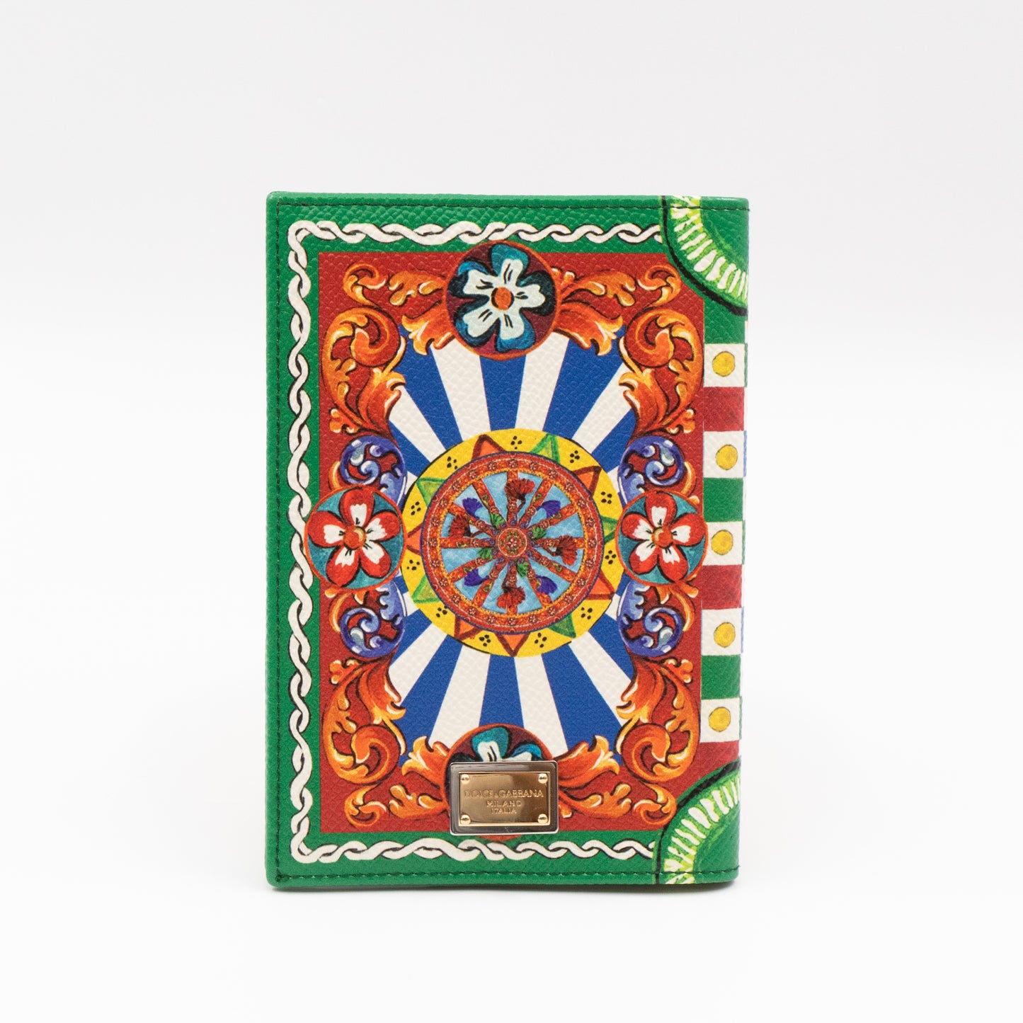 Passport Cover Teatro Dei Pupi Print Leather