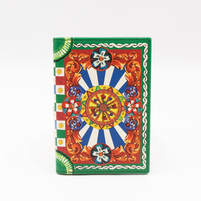 Passport Cover Teatro Dei Pupi Print Leather