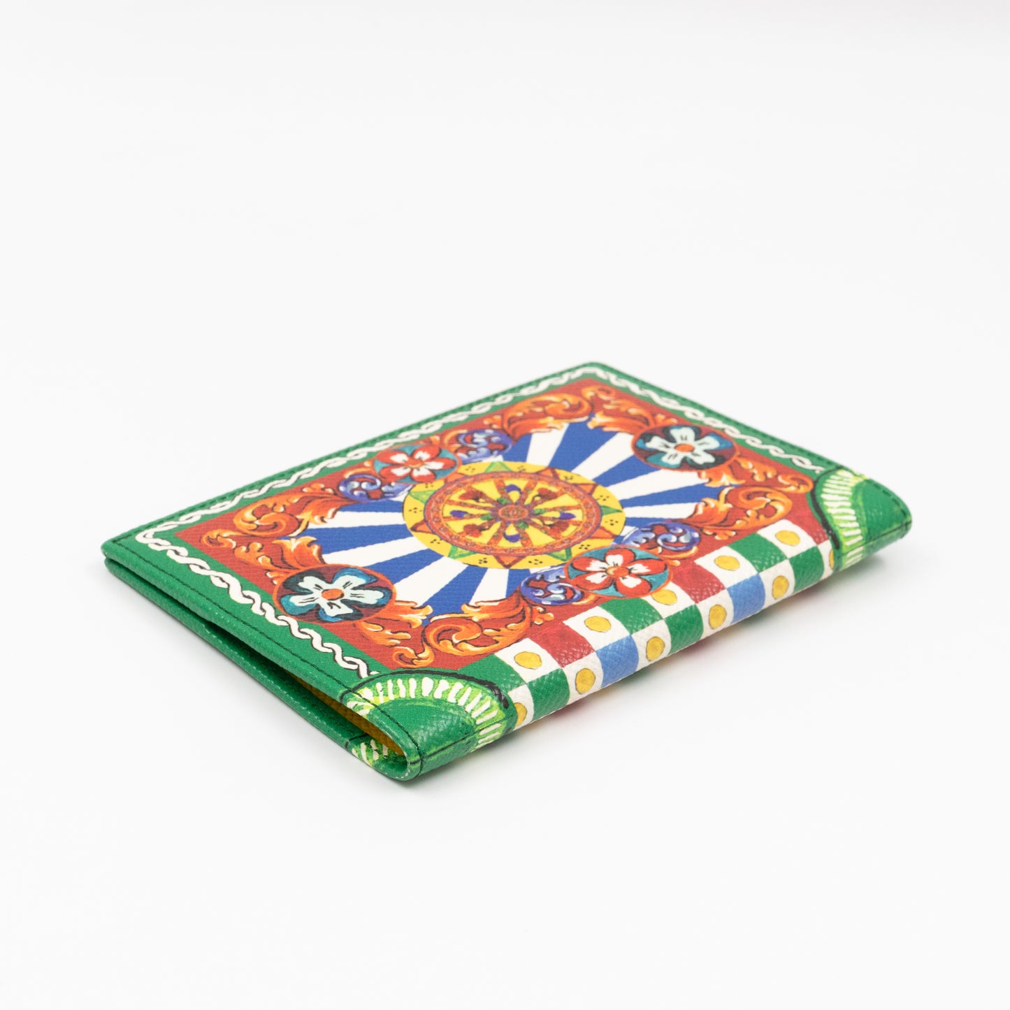 Passport Cover Teatro Dei Pupi Print Leather