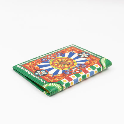 Passport Cover Teatro Dei Pupi Print Leather