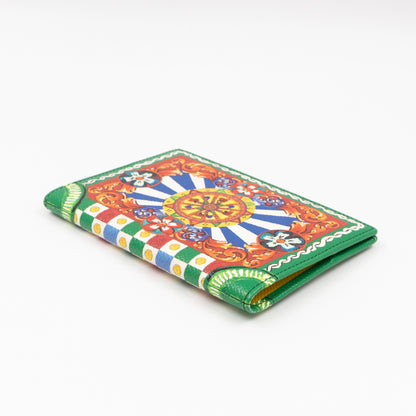 Passport Cover Teatro Dei Pupi Print Leather