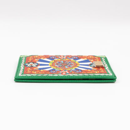 Passport Cover Teatro Dei Pupi Print Leather