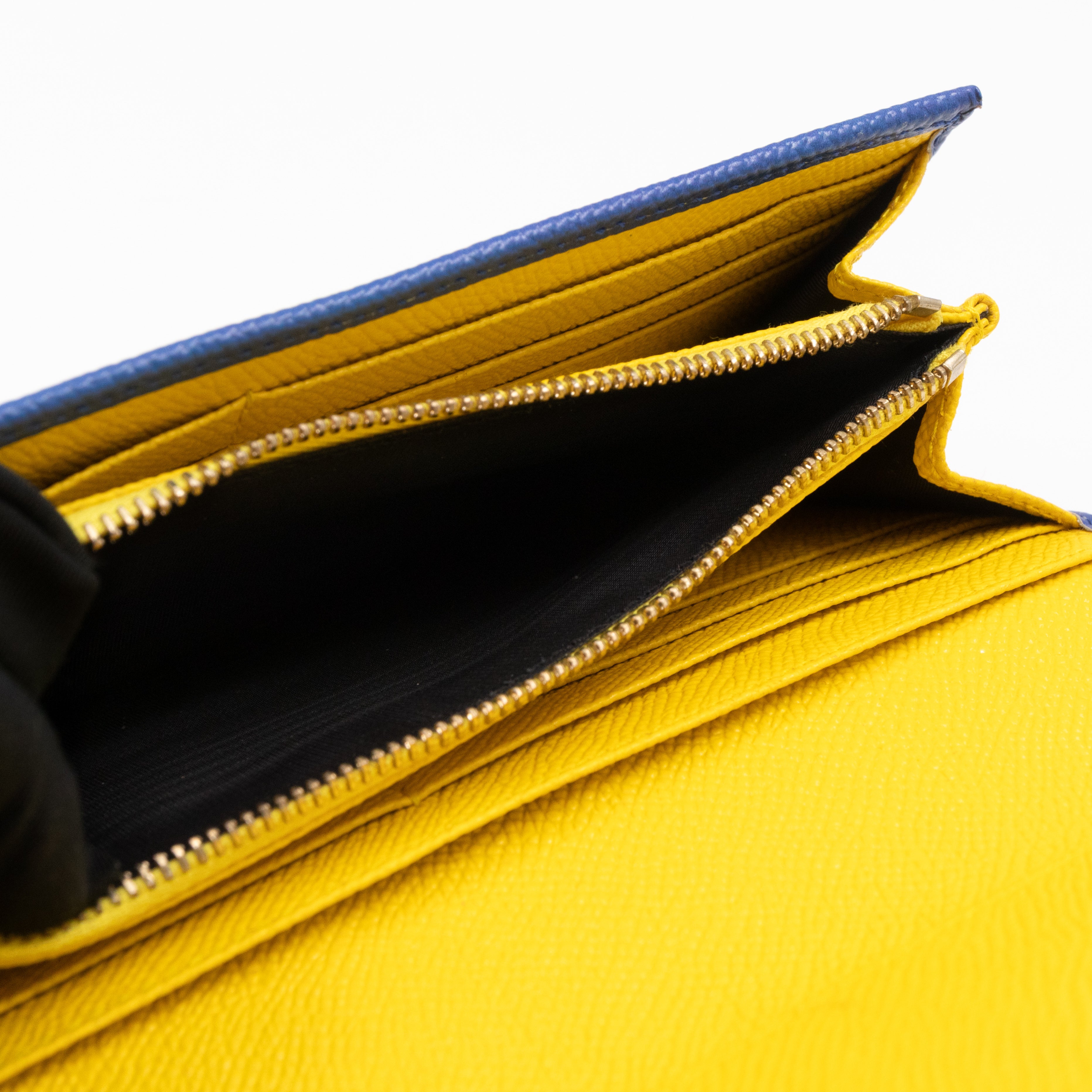 Flap Wallet Teatro Dei Pupi Print Leather