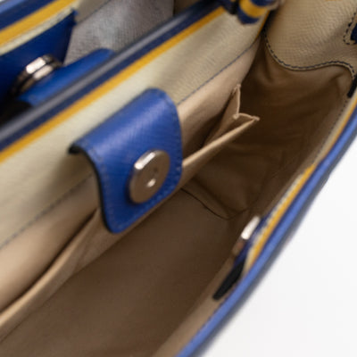 Miss Sicily Shopper Bag Majolica Print Leather