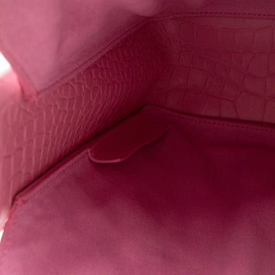 Tool 2.0 XS North-South Tote Bag Light Pink Embossed Calfskin
