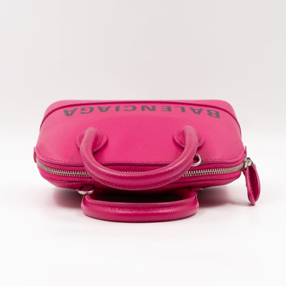 Ville XXS Top Handle Bag Fuchsia Grained Calfskin