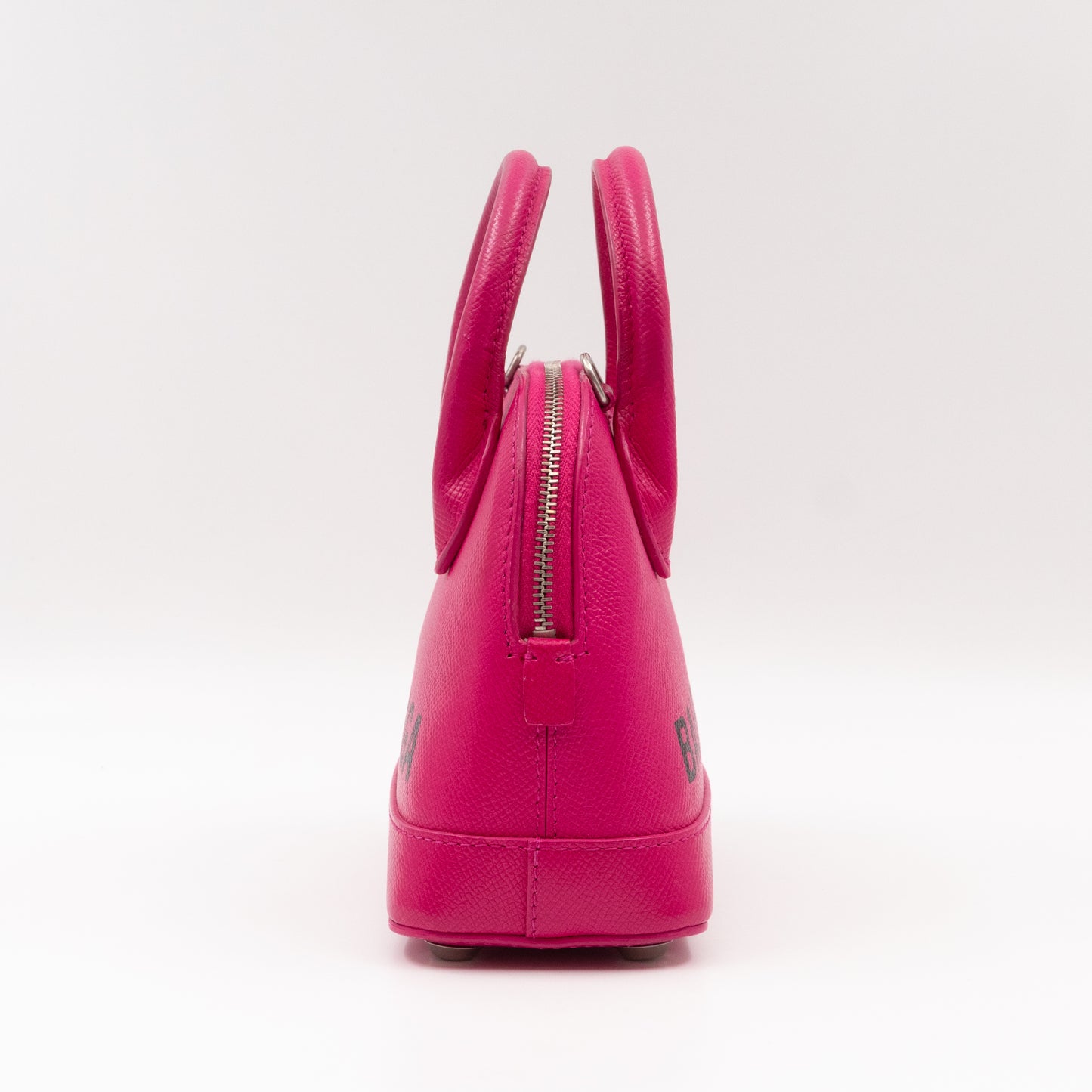 Ville XXS Top Handle Bag Fuchsia Grained Calfskin