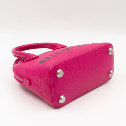 Ville XXS Top Handle Bag Fuchsia Grained Calfskin