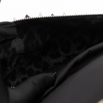 Vulcano Backpack Studs & Pins Black Nylon