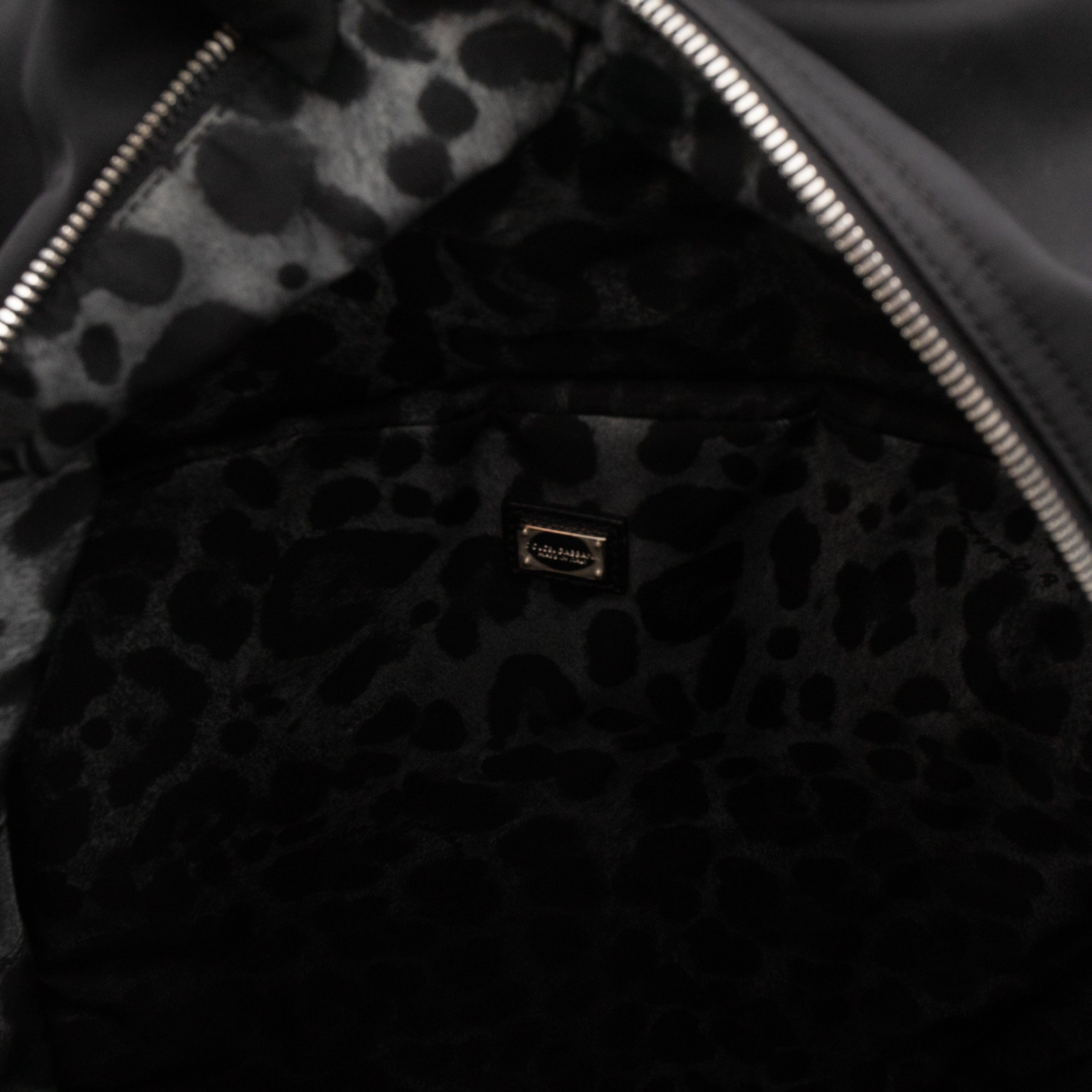 Vulcano Backpack  Studs & Pins Black Nylon