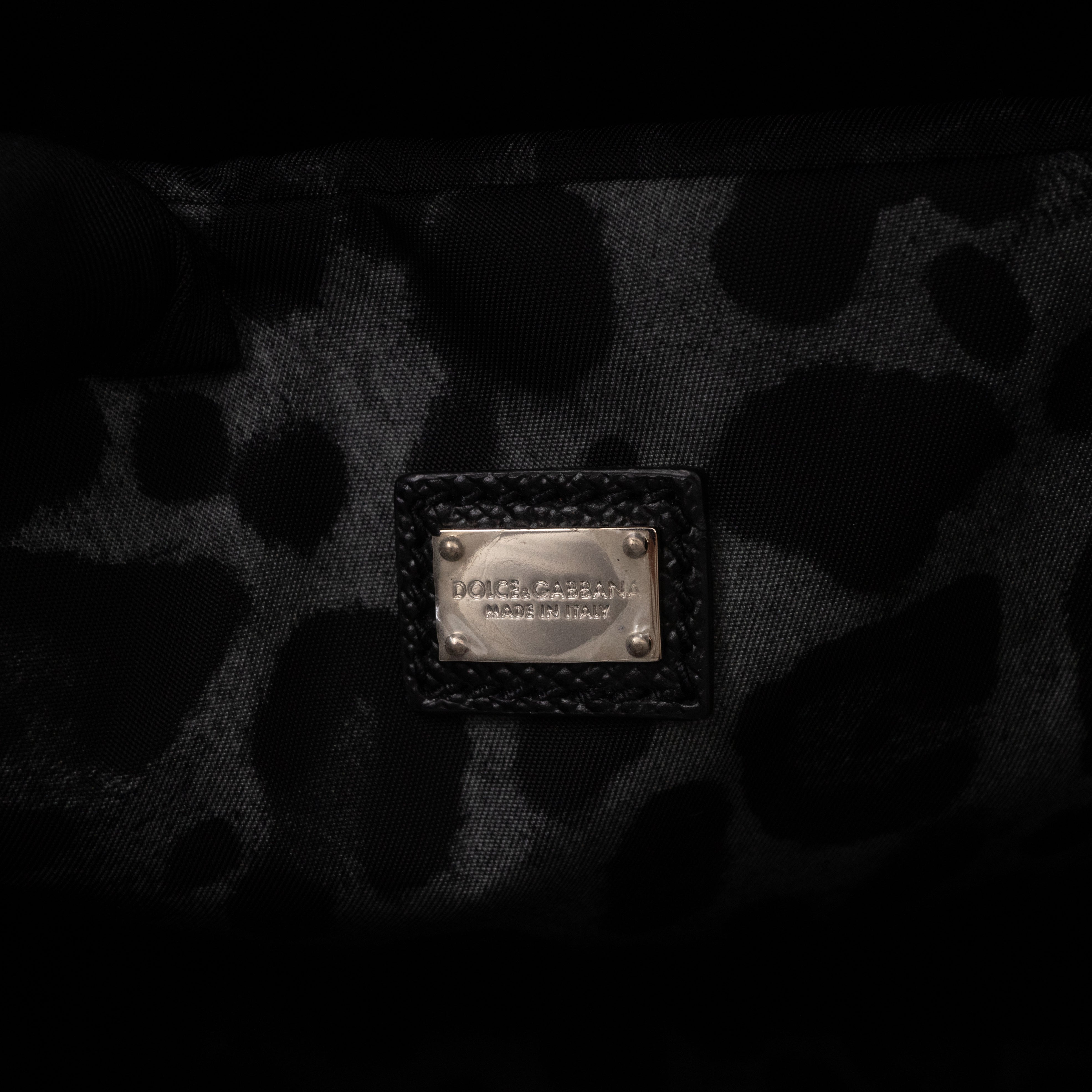 Vulcano Backpack  Studs & Pins Black Nylon
