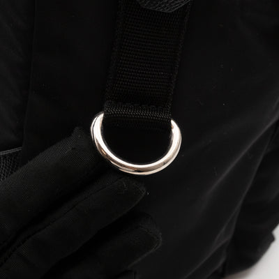 Vulcano Backpack Studs & Pins Black Nylon