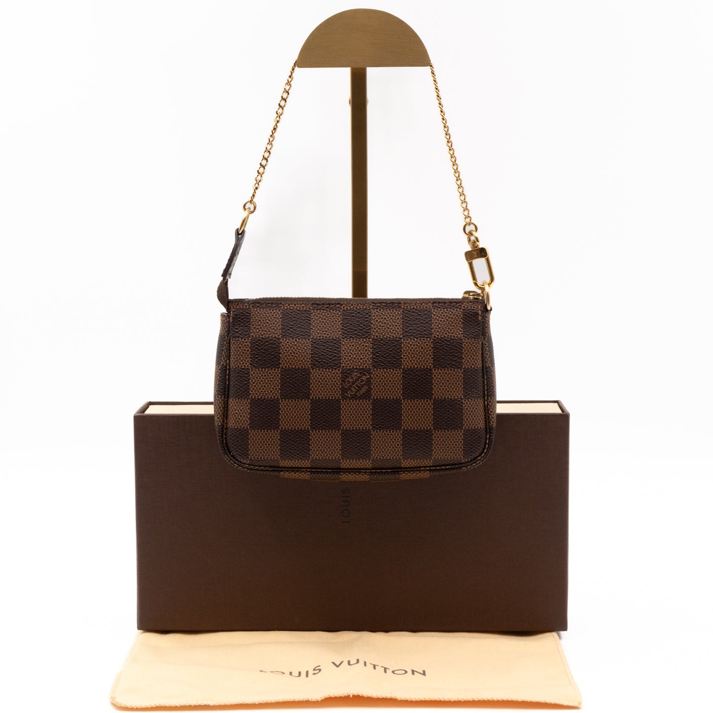 Mini Pochette Accessoires Damier Ebene