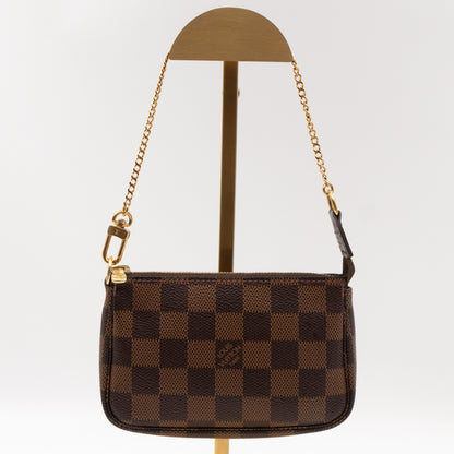 Mini Pochette Accessoires Damier Ebene