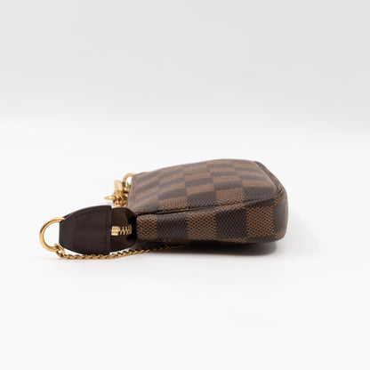 Mini Pochette Accessoires Damier Ebene