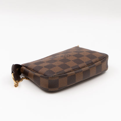 Mini Pochette Accessoires Damier Ebene