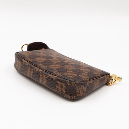 Mini Pochette Accessoires Damier Ebene