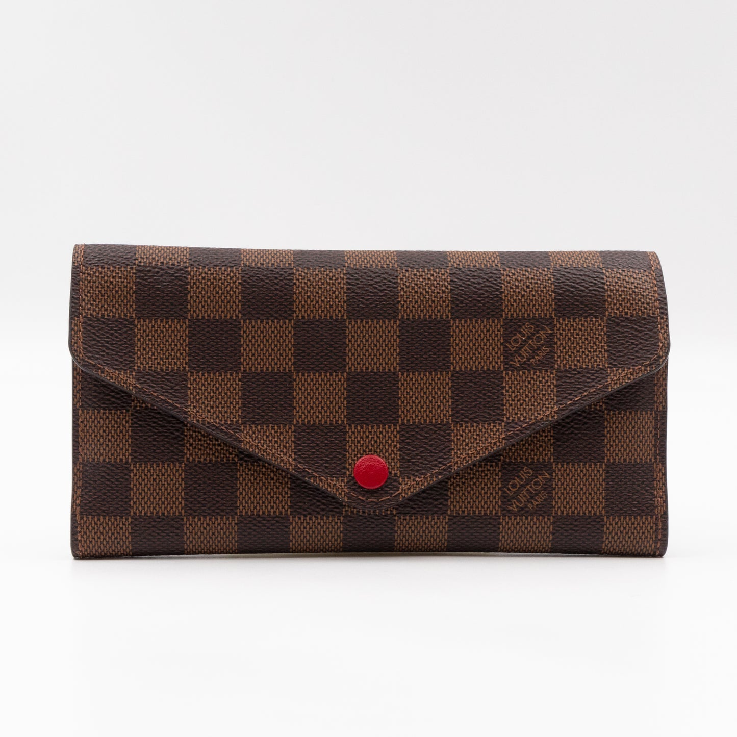 Josephine Wallet Damier Ebene Red