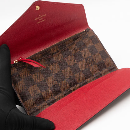 Josephine Wallet Damier Ebene Red