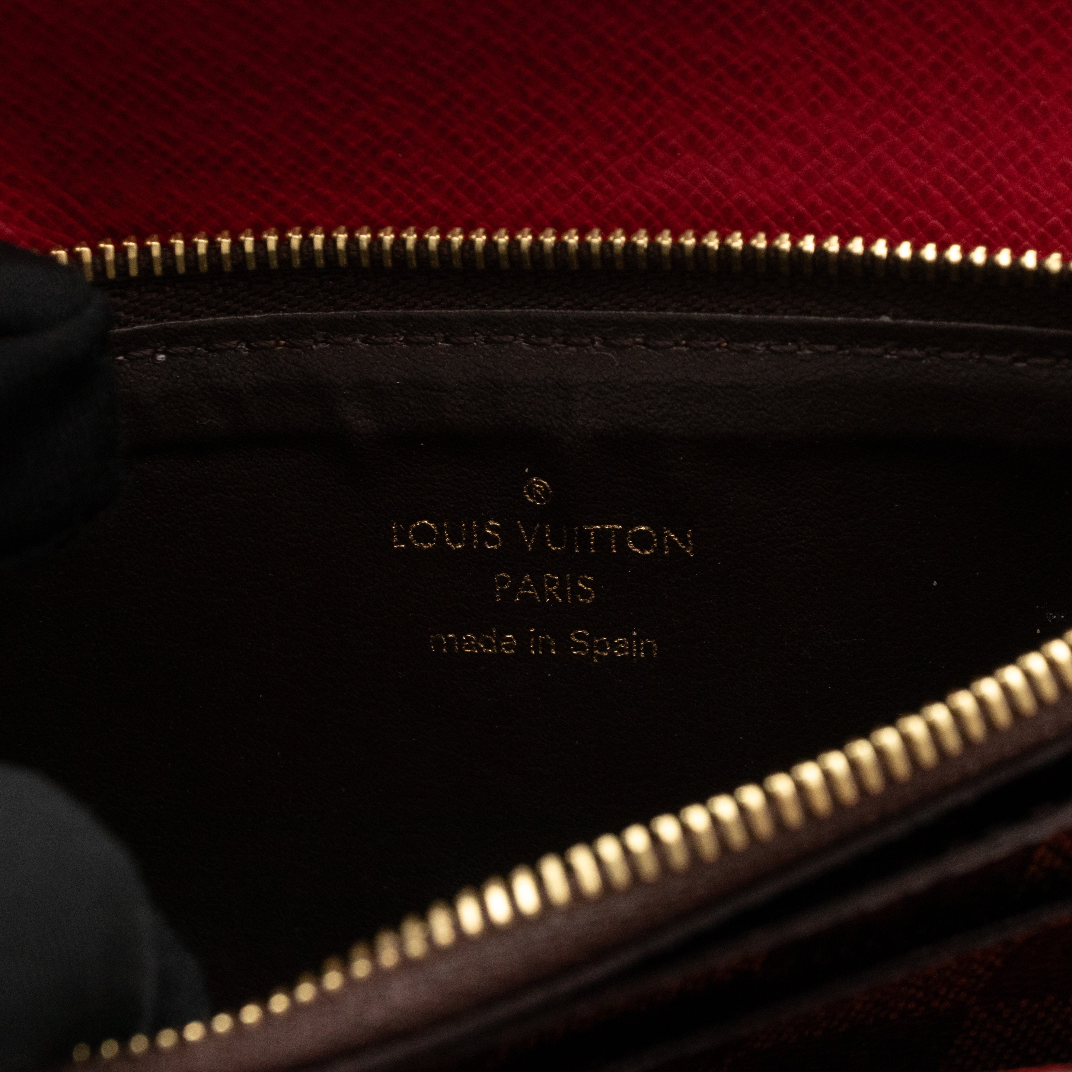 Josephine Wallet Damier Ebene Red