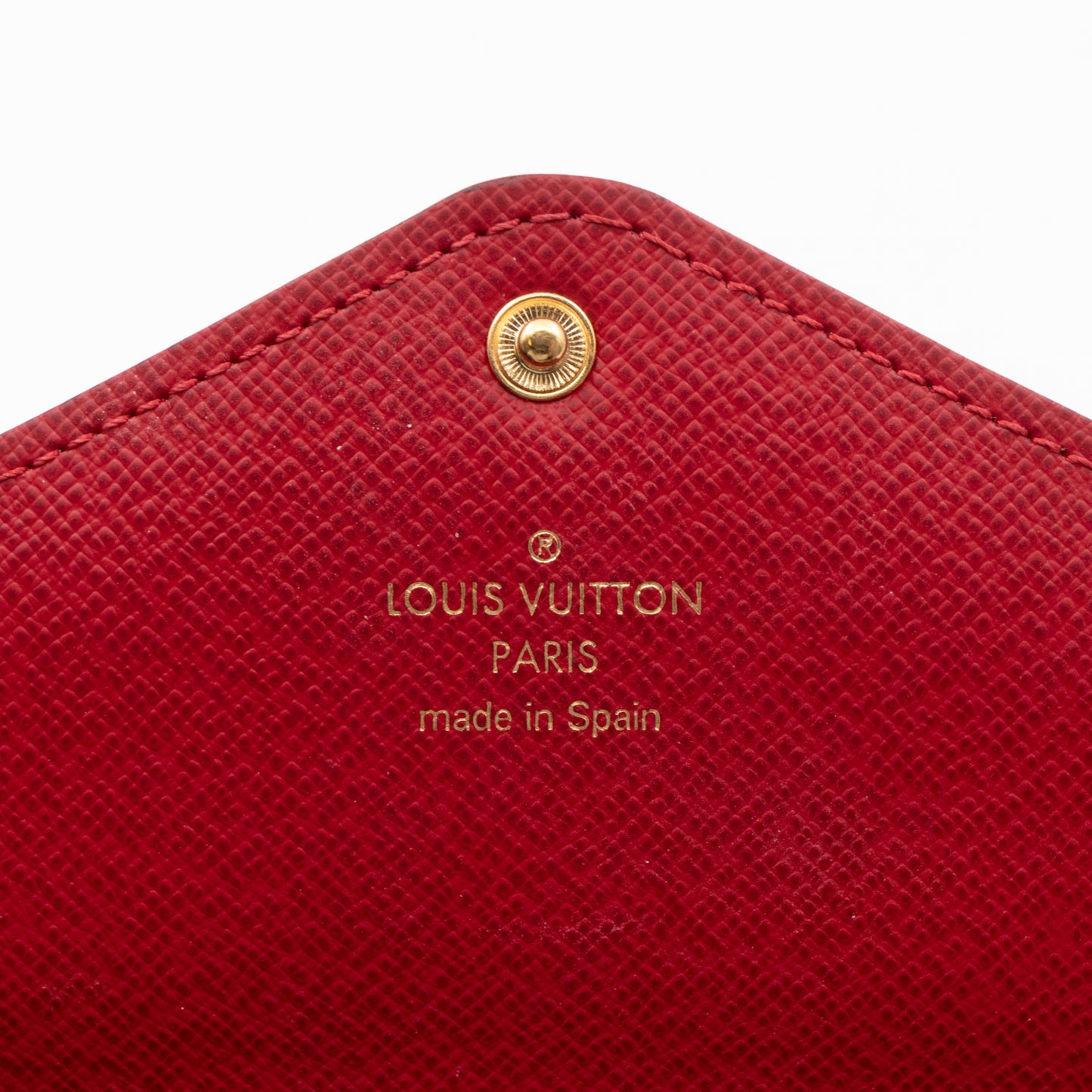 Josephine Wallet Damier Ebene Red