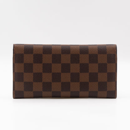 Josephine Wallet Damier Ebene Red