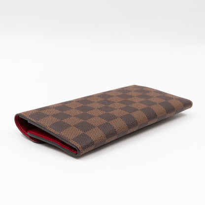 Josephine Wallet Damier Ebene Red