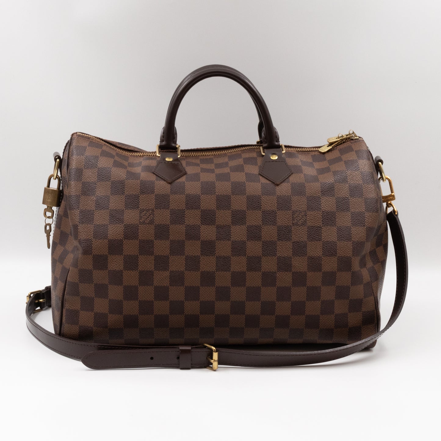 Speedy 35 Bandouliere Damier Ebene