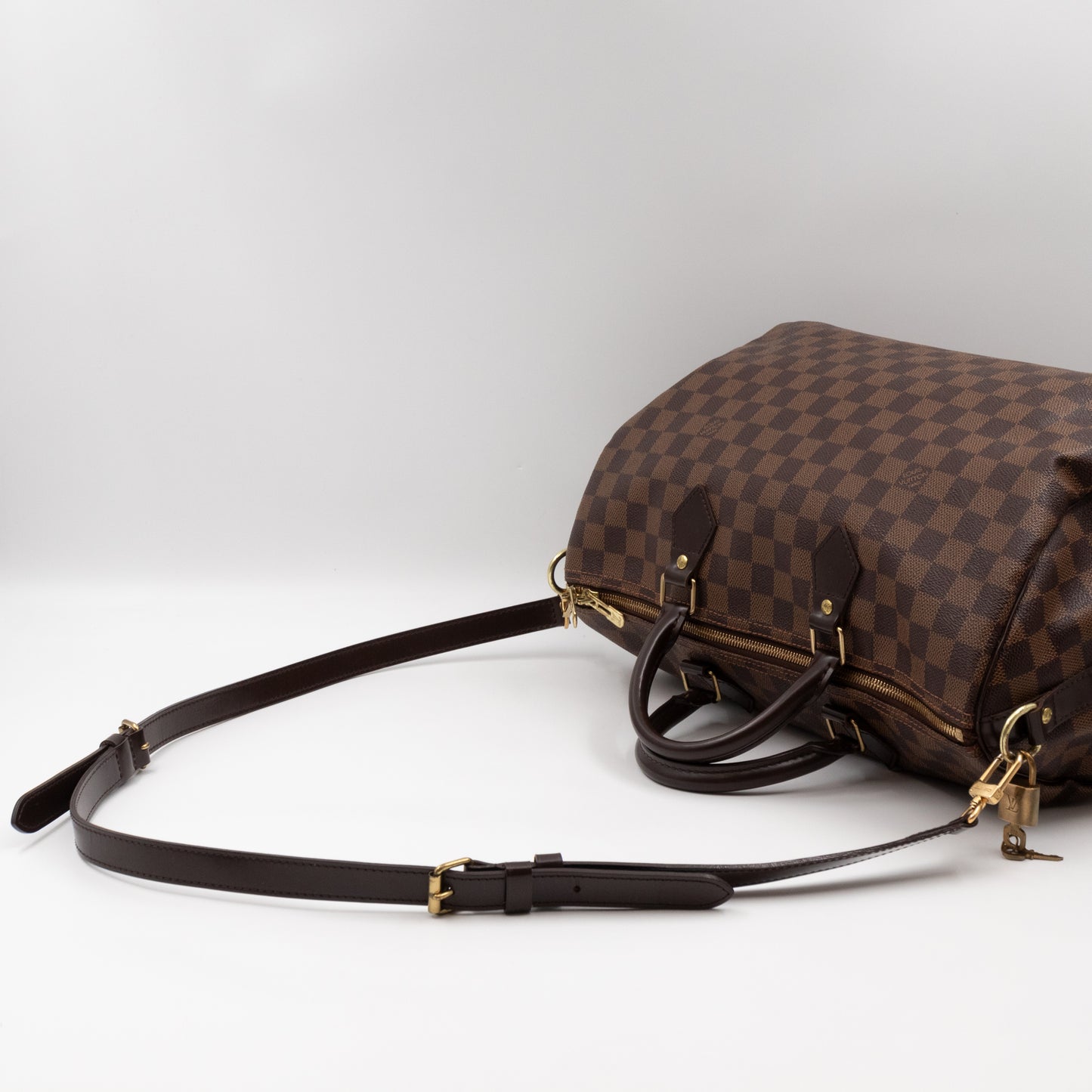 Speedy 35 Bandouliere Damier Ebene