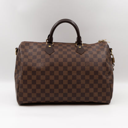 Speedy 35 Bandouliere Damier Ebene