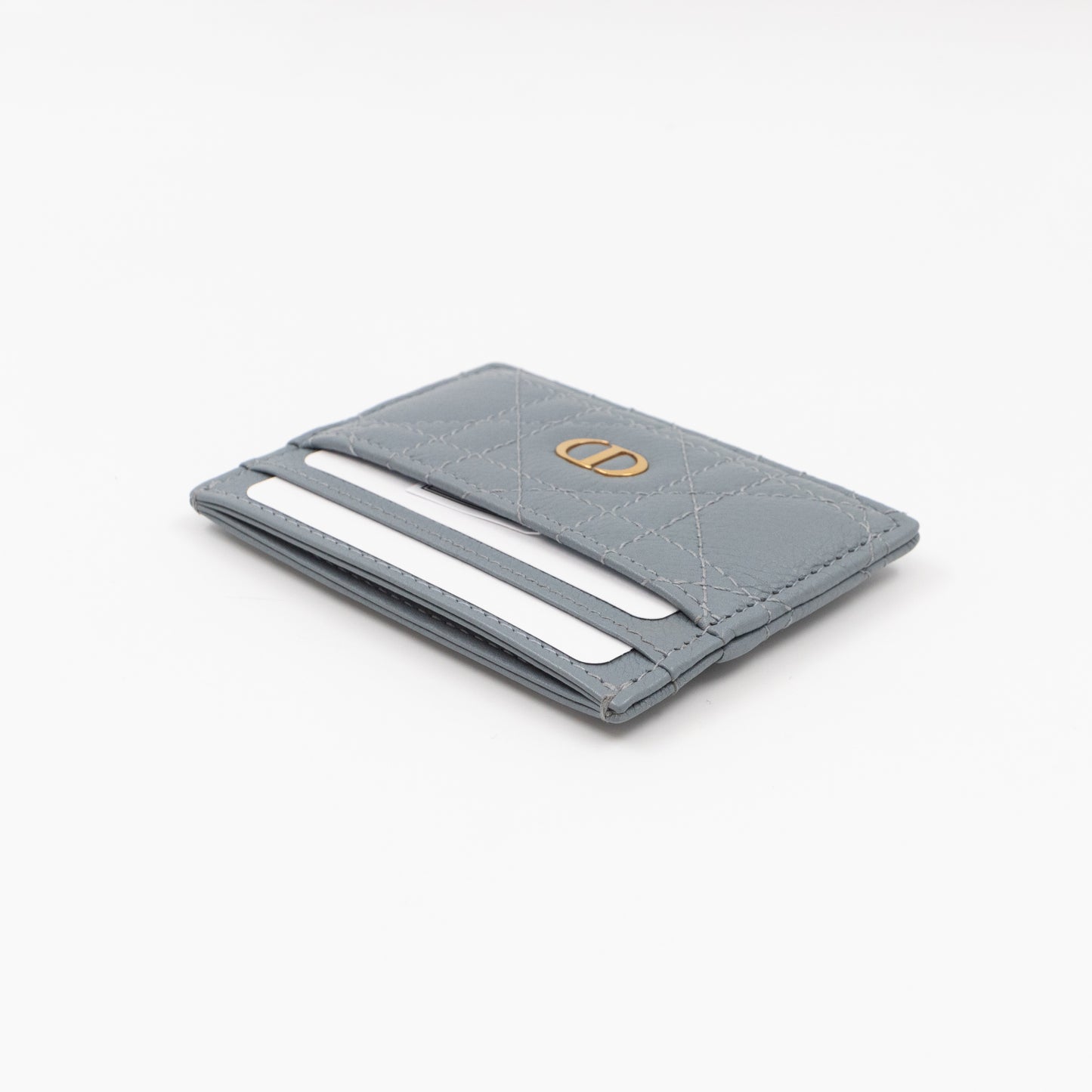 Caro Freesia Card Holder Cloud Blue Leather