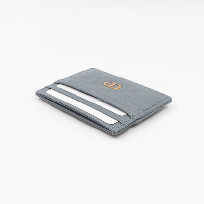 Caro Freesia Card Holder Cloud Blue Leather