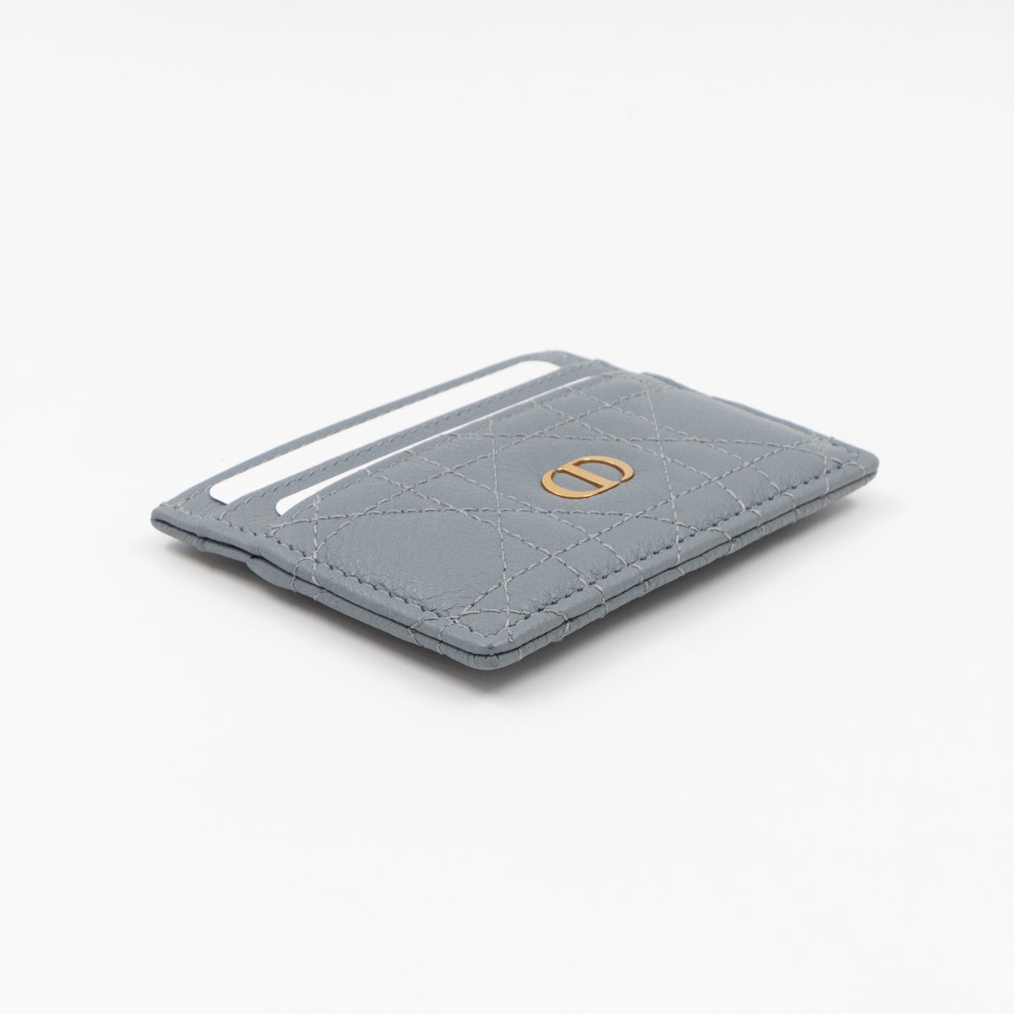 Caro Freesia Card Holder Cloud Blue Leather