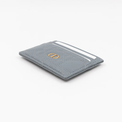 Caro Freesia Card Holder Cloud Blue Leather