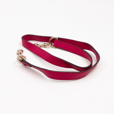 New Bamboo Large Top Handle Bag Pink Leather