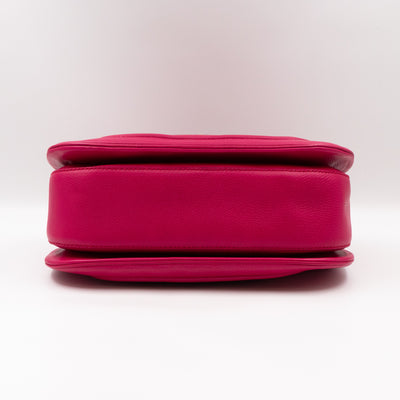 New Bamboo Large Top Handle Bag Pink Leather