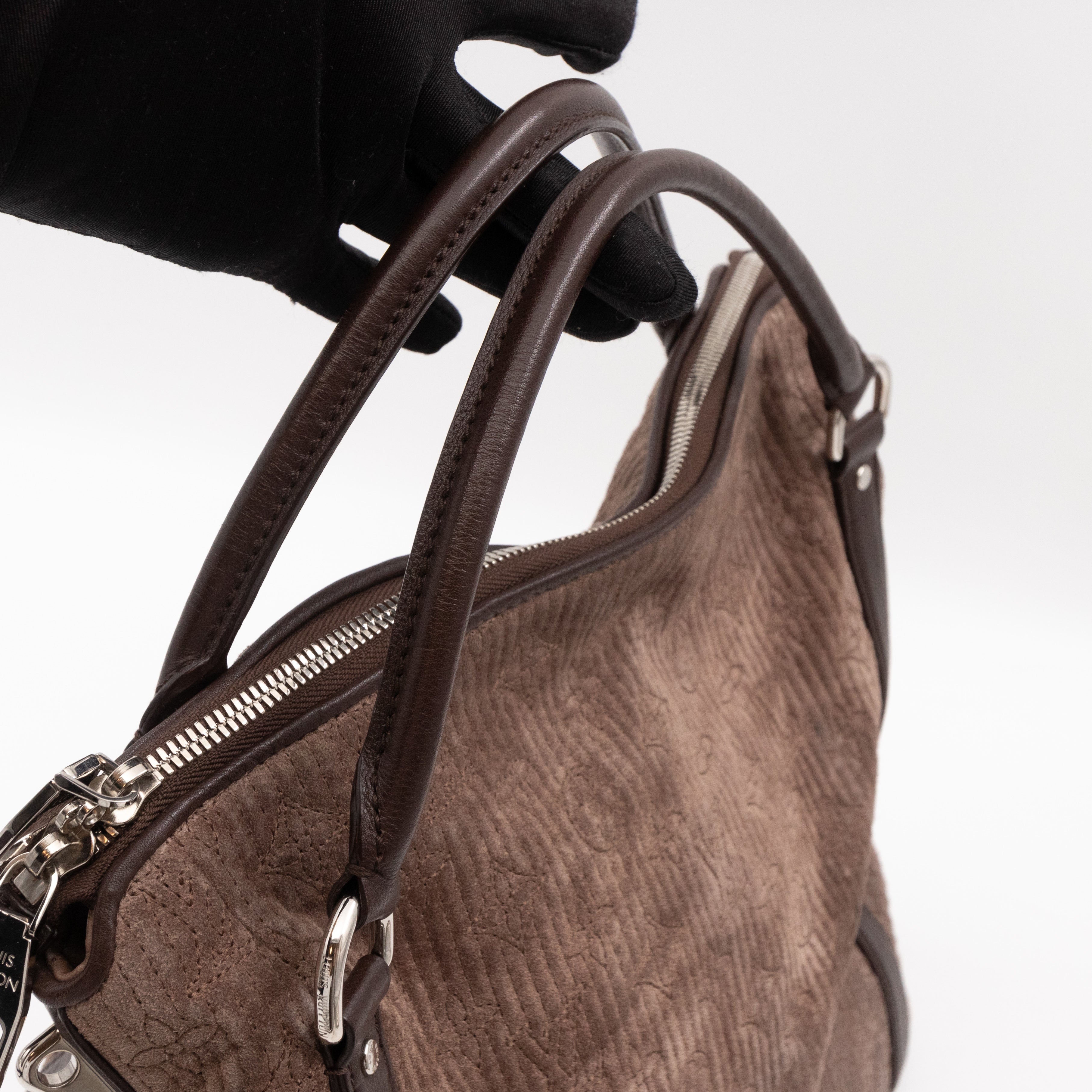 Antheia Ixia PM Brown Suede Leather