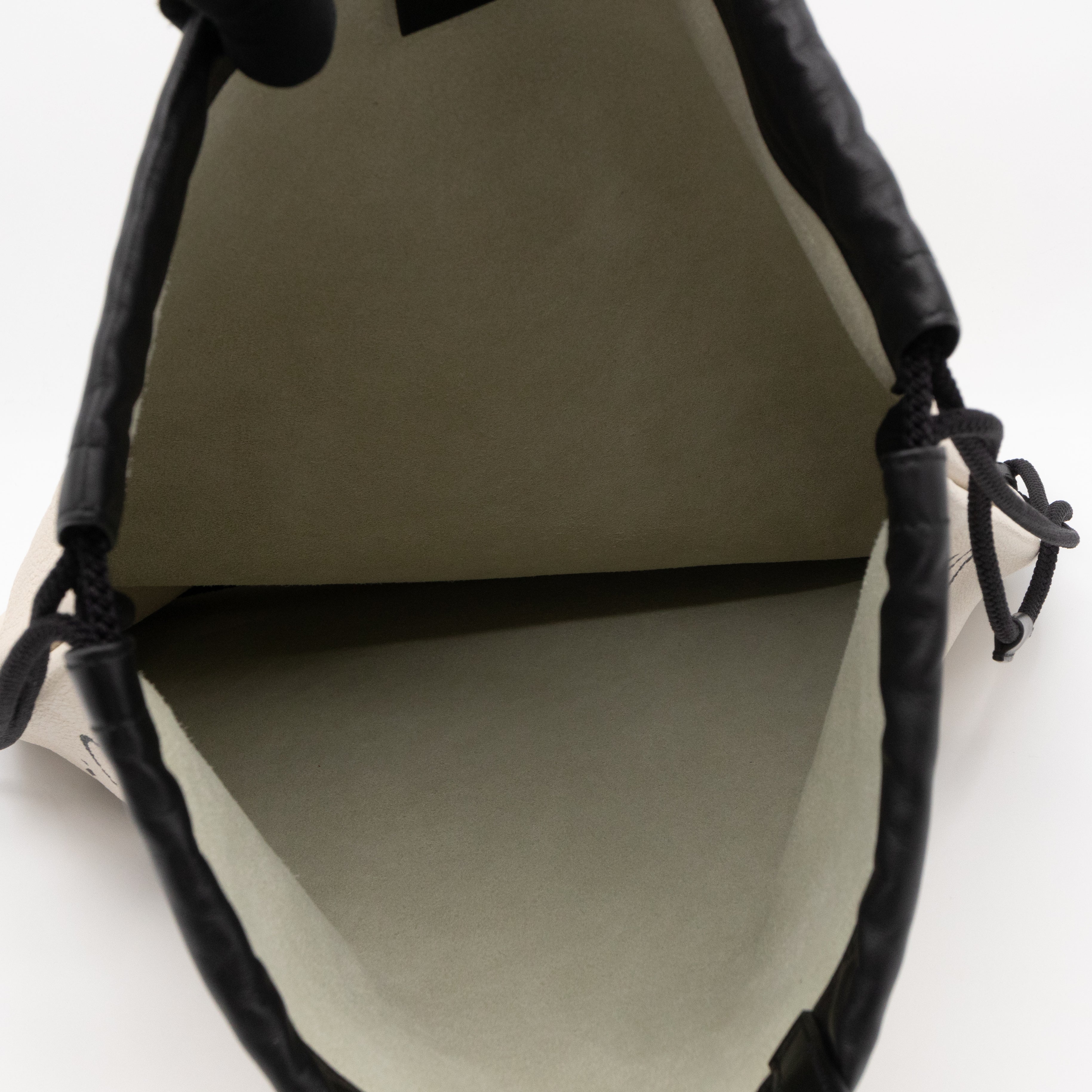 Coco Capitan Logo Drawstring Backpack White Leather
