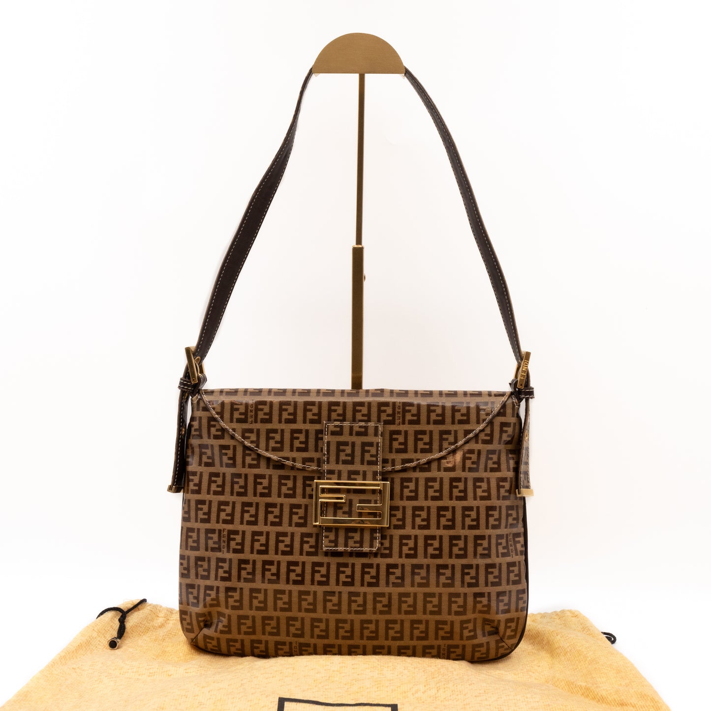 Baguette Slim Bag  PVC Brown FF Monogram