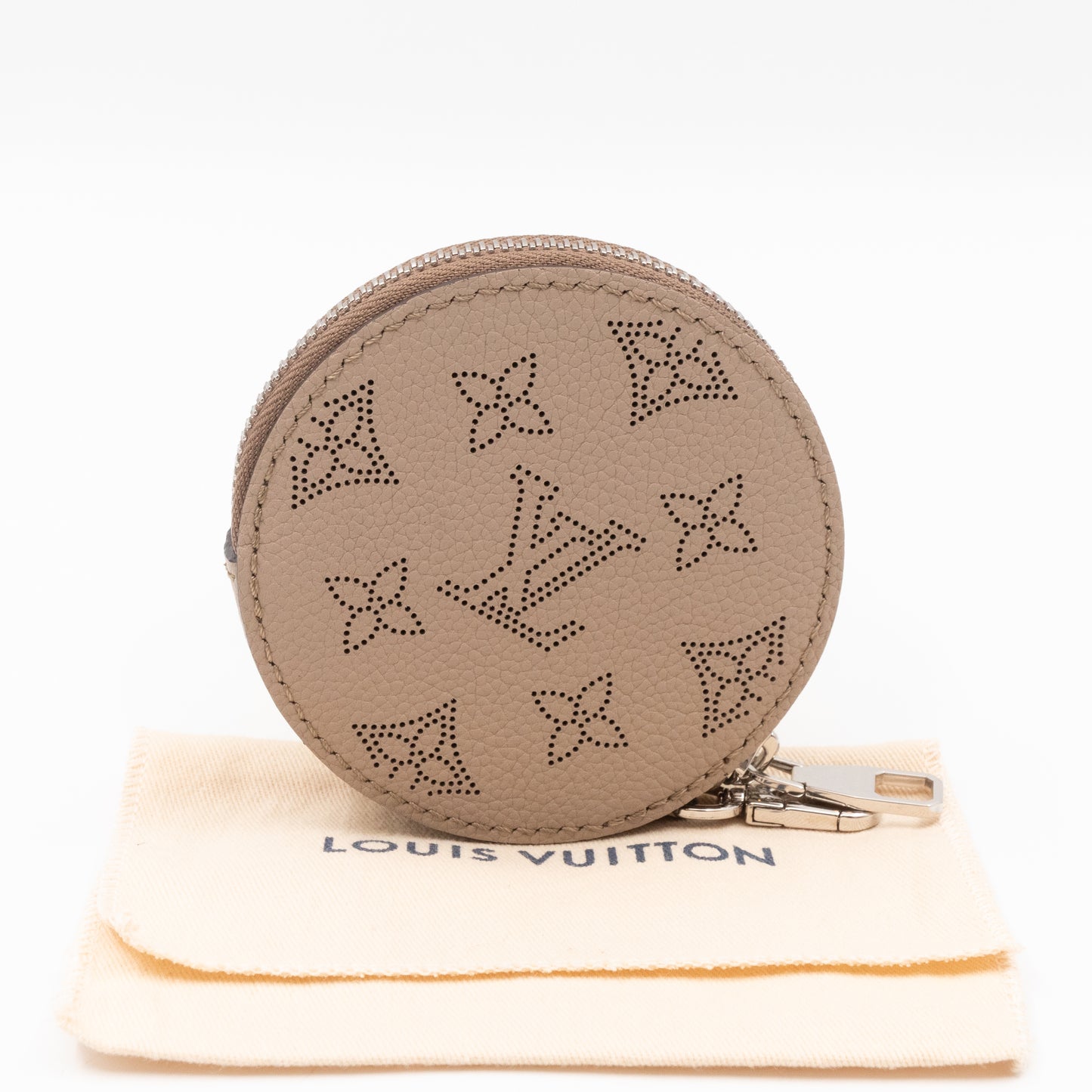 Round Coin Purse Galet Mahina Leather