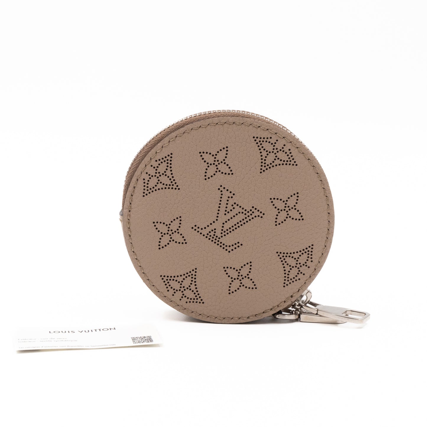 Round Coin Purse Galet Mahina Leather