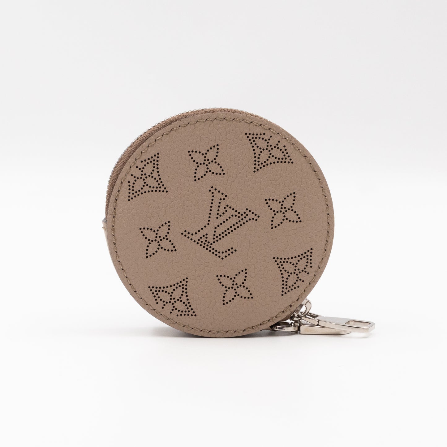 Round Coin Purse Galet Mahina Leather