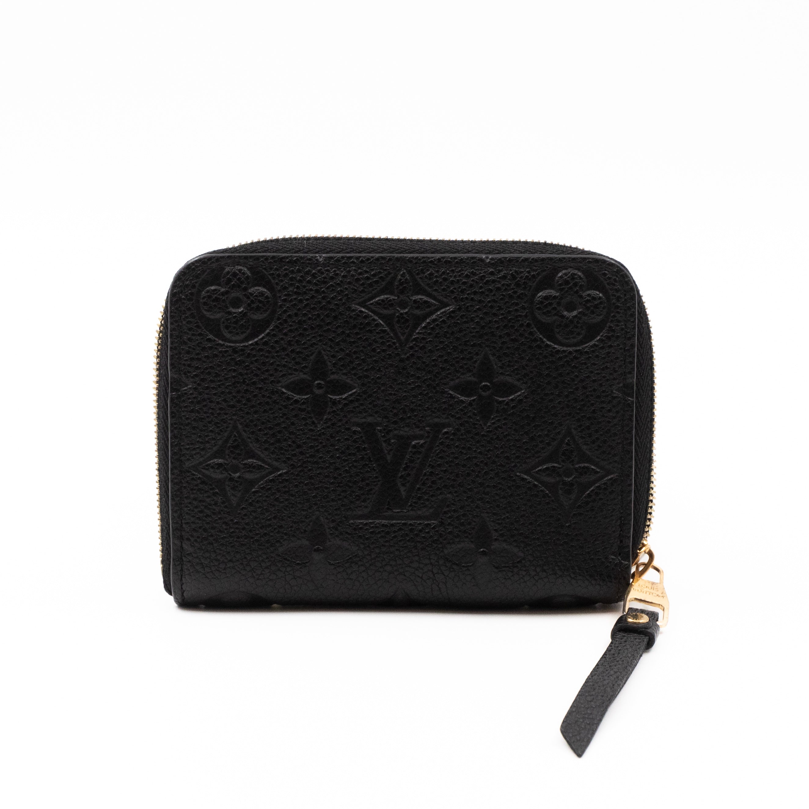 Zippy Coin Purse Black Monogram Empreinte